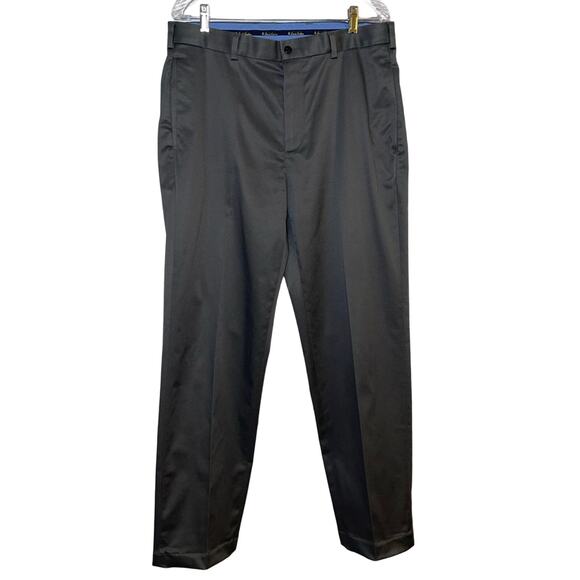 Brooks Brothers Dark Gray Lightweight Chino’s Hudson Dress Pants Size W35 L31